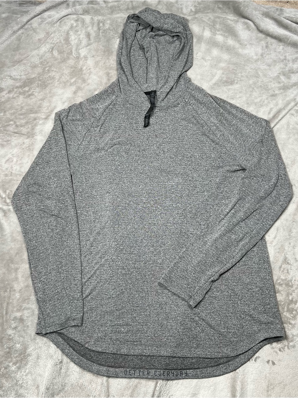 Lululemon License to Train Hoodie Mens XXL Gray Athletic Performance Gym Workout